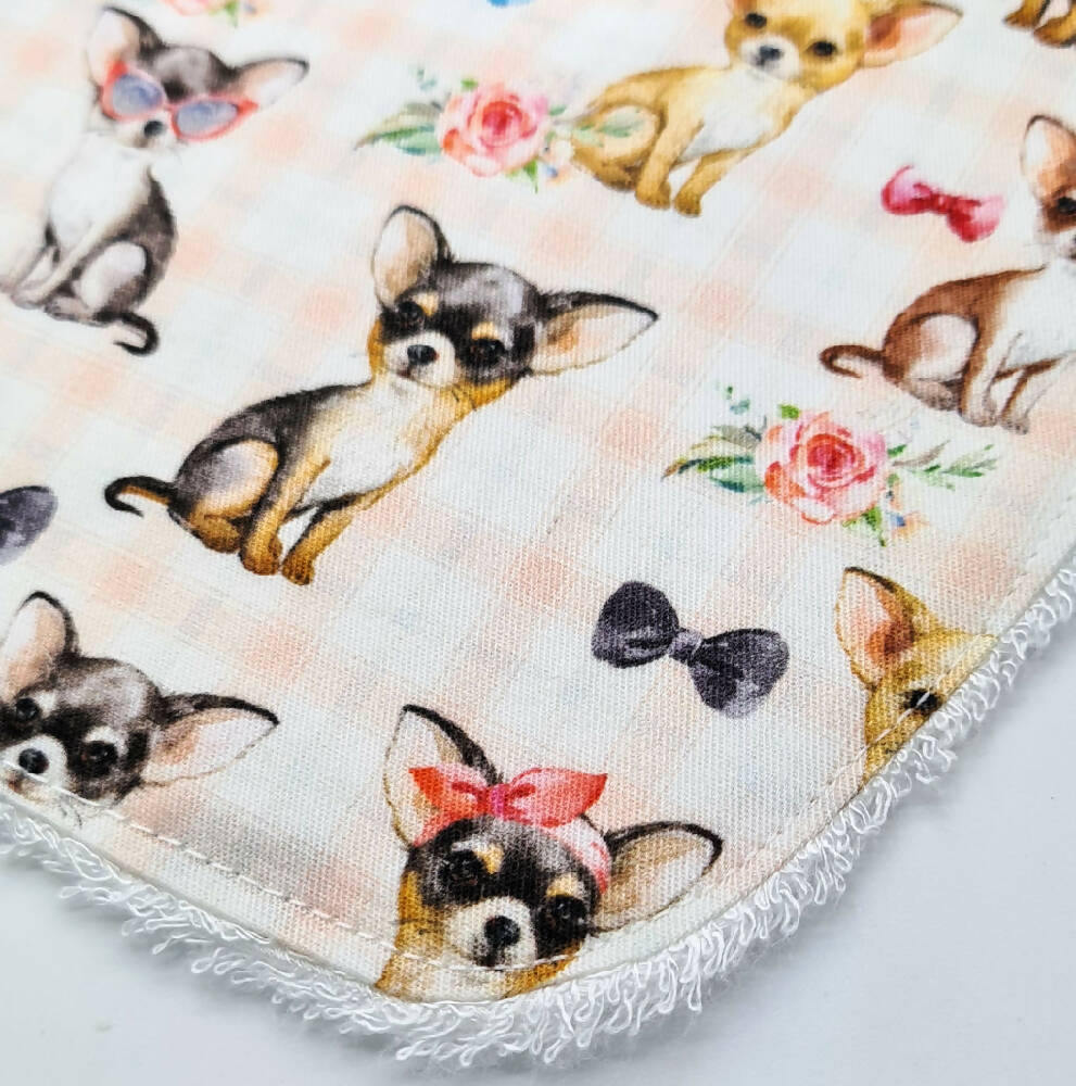 Baby Bib Chihuahua Fabric