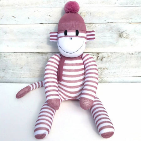 Chelsea the Sock Monkey - MADE TO ORDER soft toy