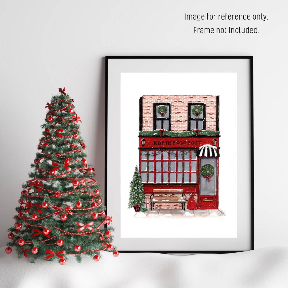 art print - the storefront series - north pole post