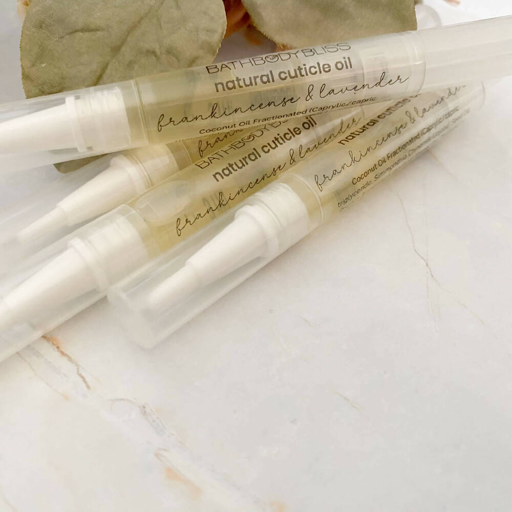 Handmade Natural Cuticle Oil Pen - Lavender & Frankincense