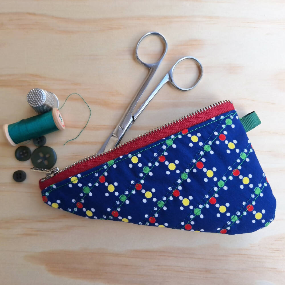Scissor Keeper for smaller Embroidery, Sewing and papercraft 'Funky Spot'