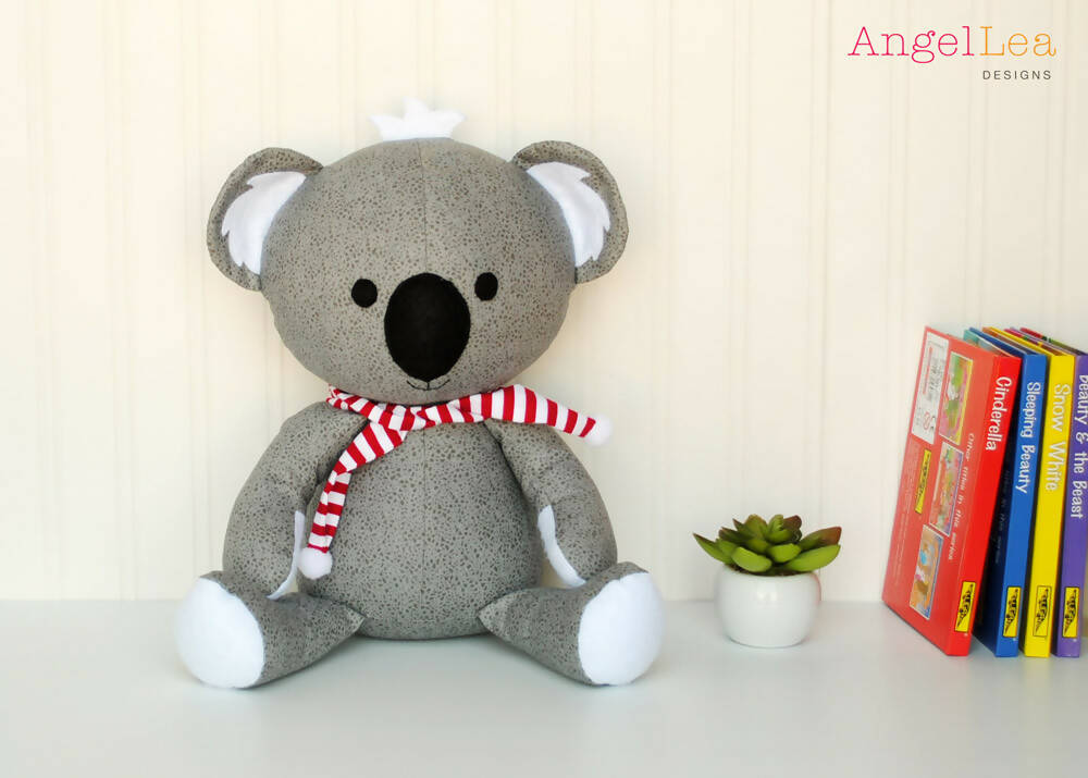Koala Softie Pattern HARD COPY Paper Sewing Pattern Stuffed Animal