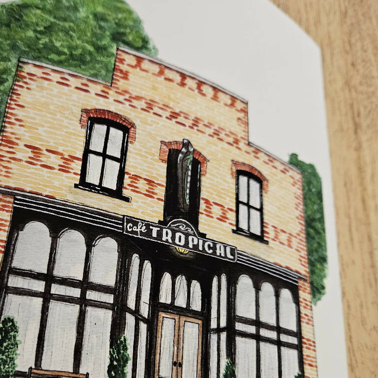 art print - the screen series - cafe tropical