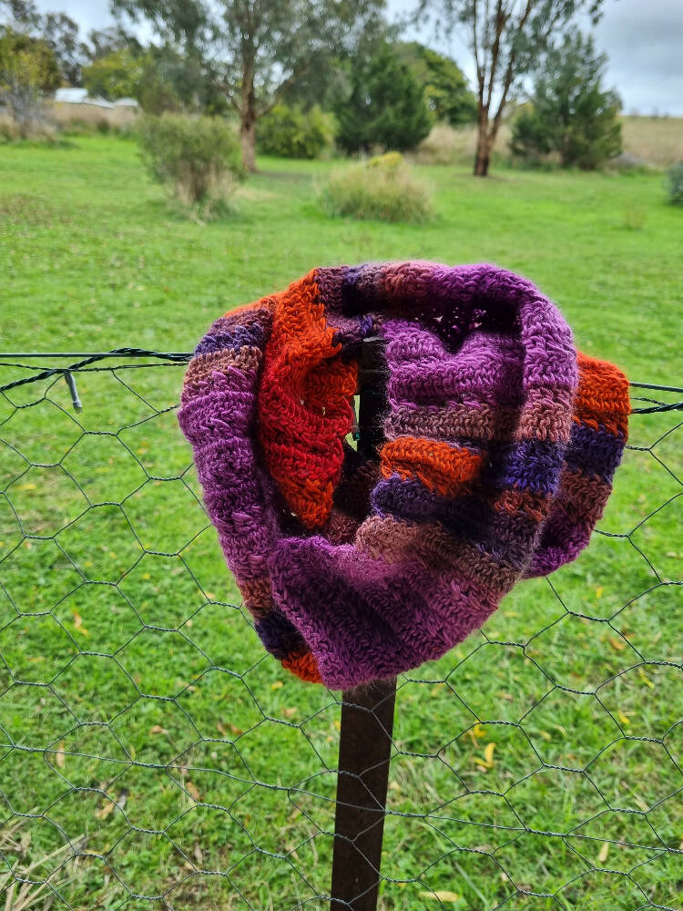 Handmade Infinity scarf/Cowl/Neck Warmer