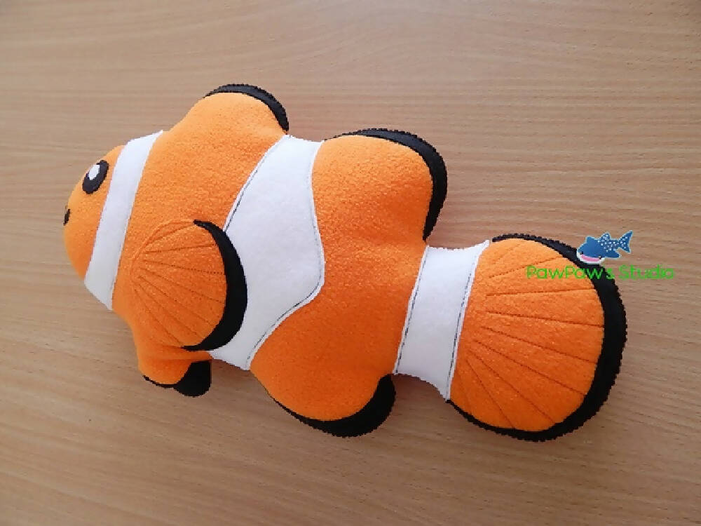 Clown Fish/ Whale Shark/ Pillow/ Plush/ Nemo/ Fish/ Softie/ Nursery