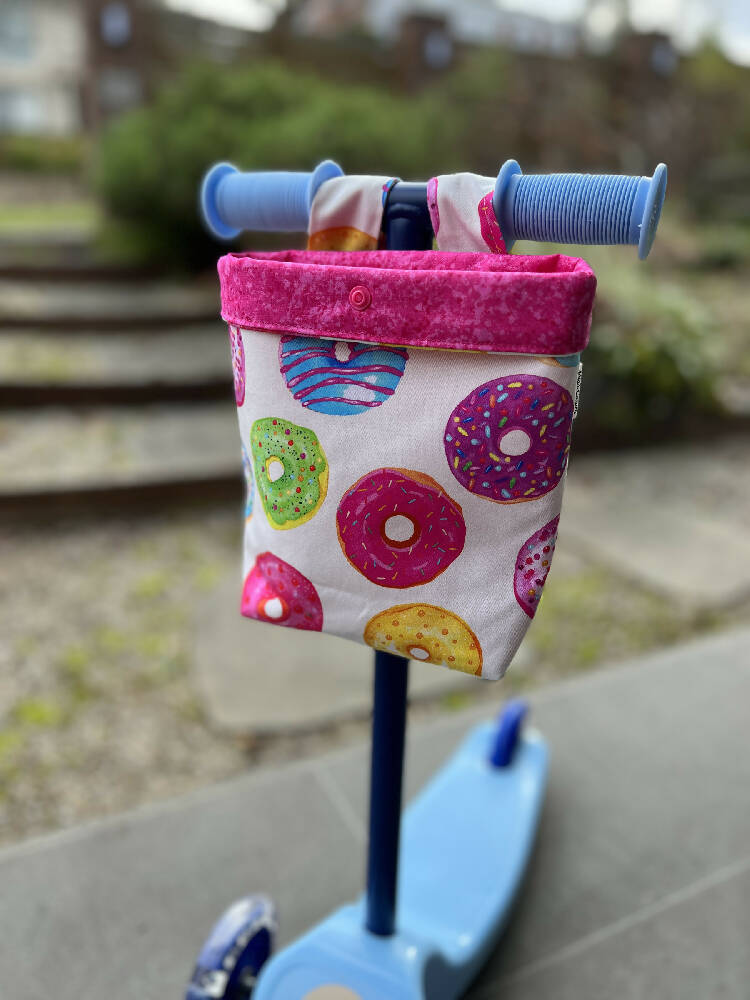 Scooter / Bike Handlebar Bag - Donuts & Doughnuts