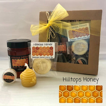 Honey Wellness Hamper - pure raw honey and beeswax products, FREE SHIPPING