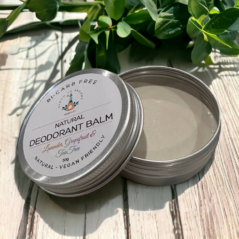 Natural Deodorant Balm - Lavender Grapefruit & Tea Tree