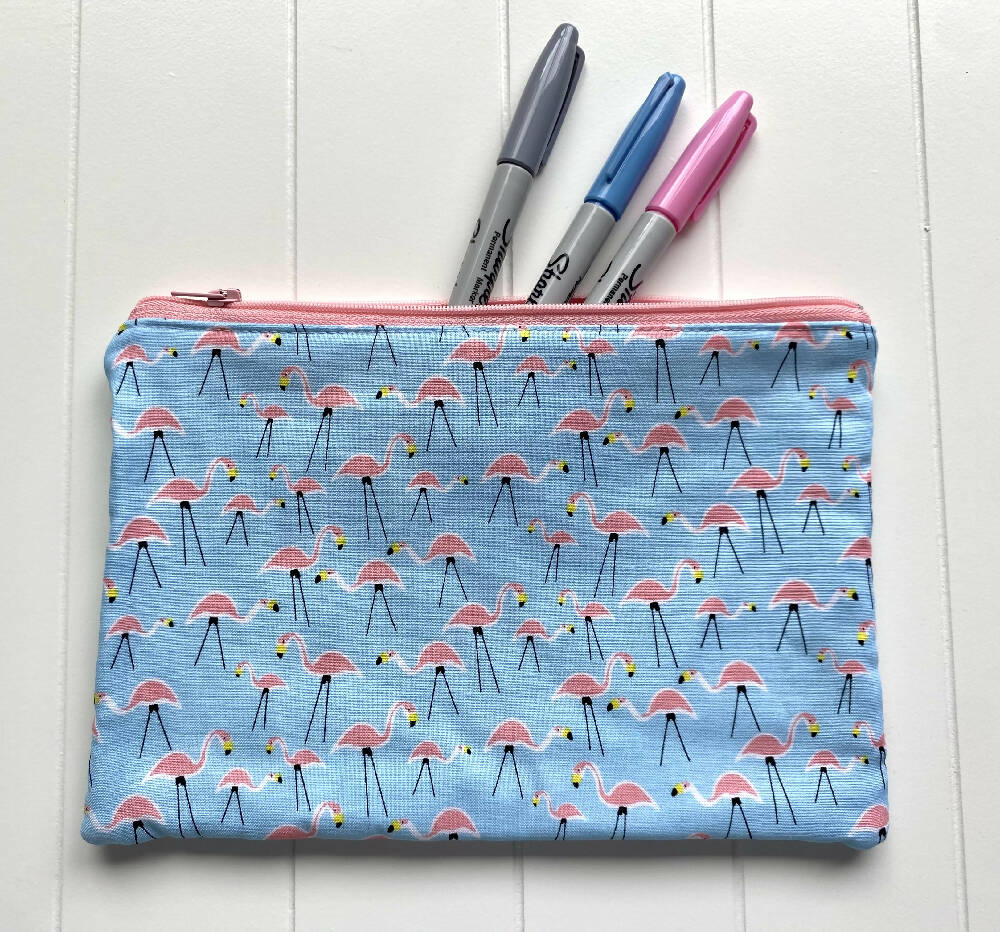 Flamingo pencil case