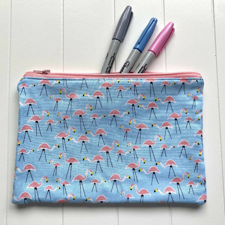 Flamingo pencil case