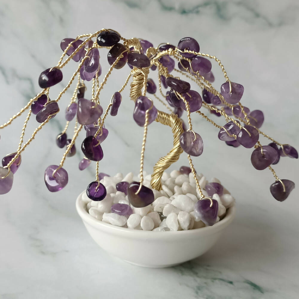 Amethyst Willow Gem Tree already made