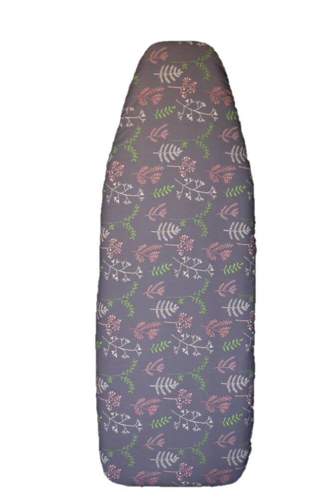 Ironing board cover- Purple Fronds-padded- double sided
