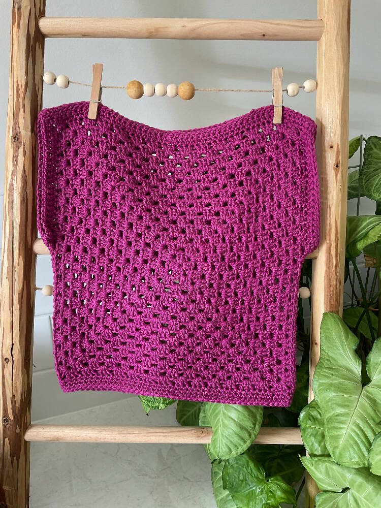 Crochet Vest, Size 2