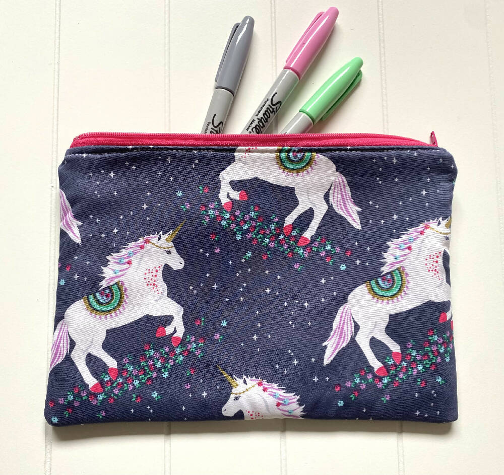 Unicorns pencil case