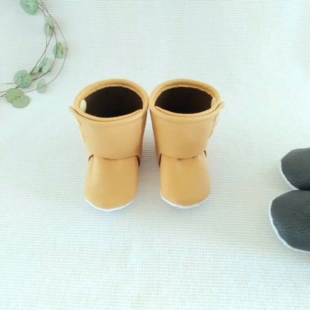Faux Leather Baby Boots (3-6 month & 6-9 month)