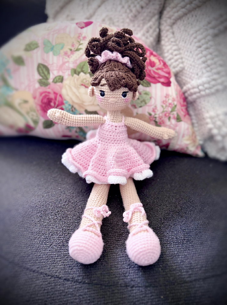 Crochet Ballerina Doll Plushie