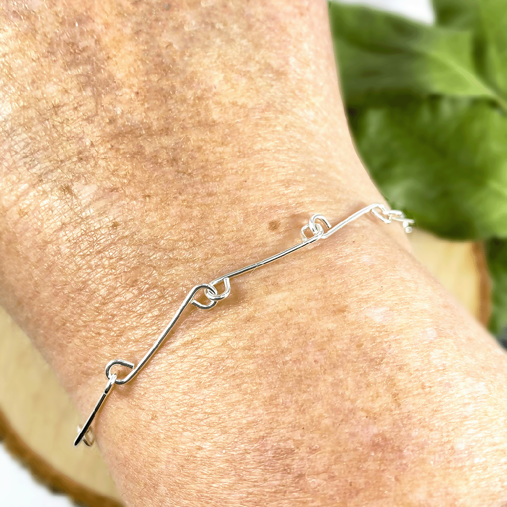 Sterling silver long link chain bracelet_3_1024 8bit