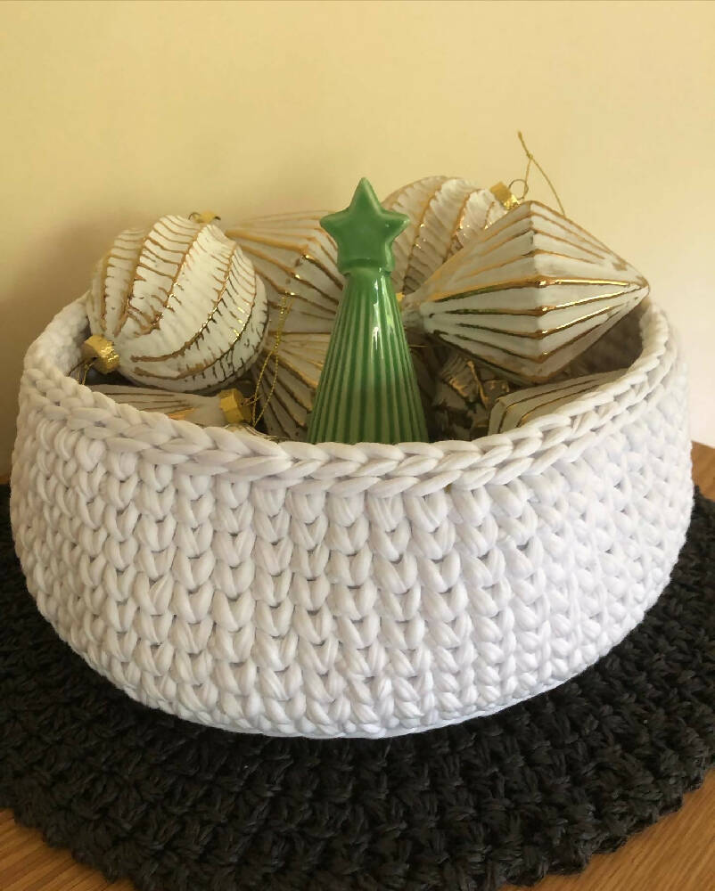 Christmas Cotton Storage Baskets