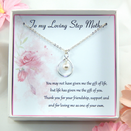 Step Mother Necklace Gift,Gift from Step Children