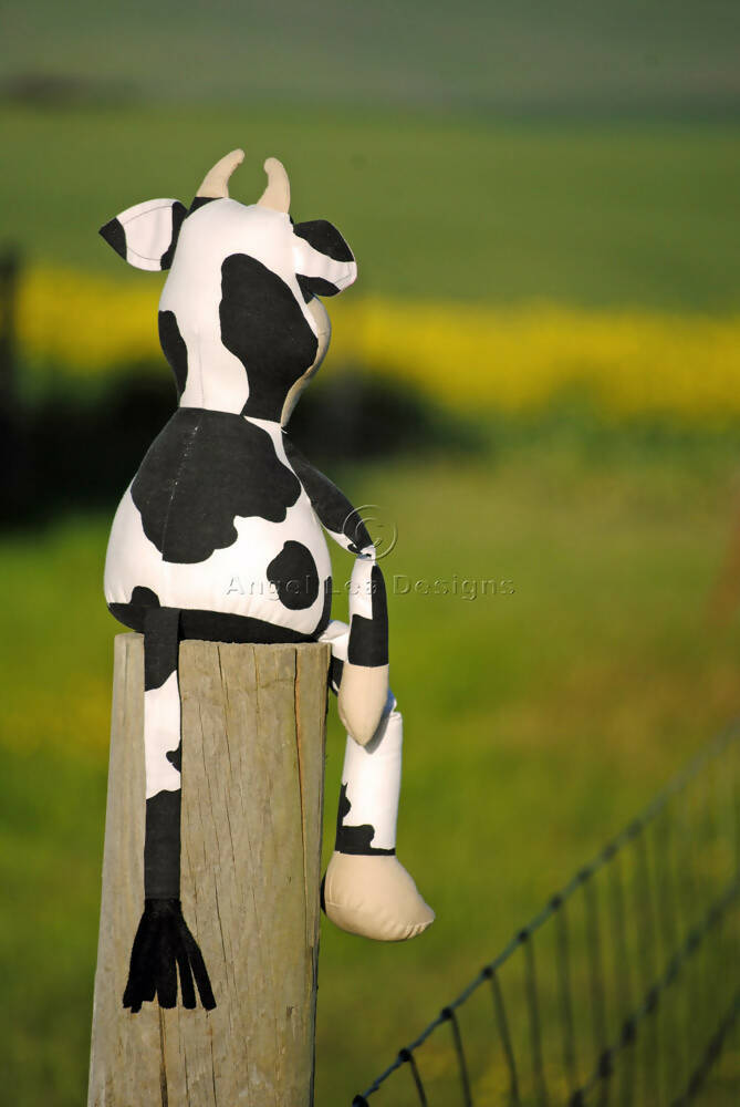 Cow Stuffed Animal PDF Sewing Pattern