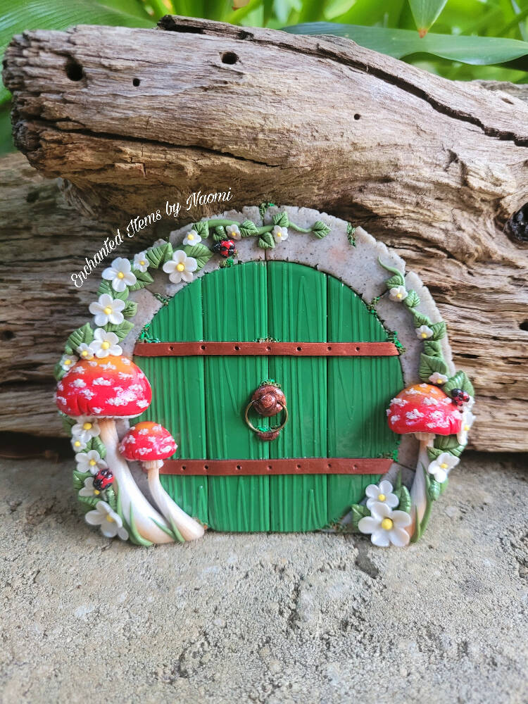 Hobbit style Mushroom forest Fairy Door