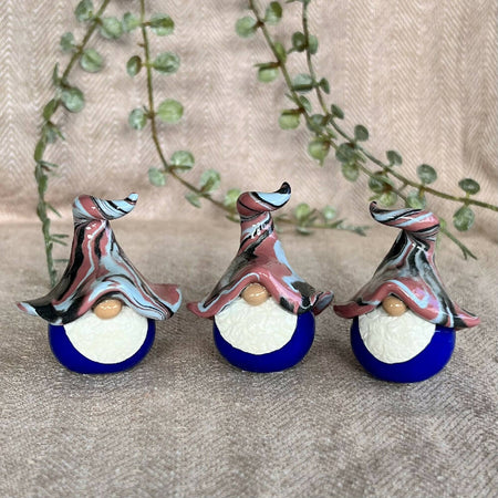 Gnome house plant companion trio - Wallace, Lester & Dec