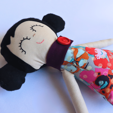 Josie - Handmade Keepsake Girl Doll Soft Toy