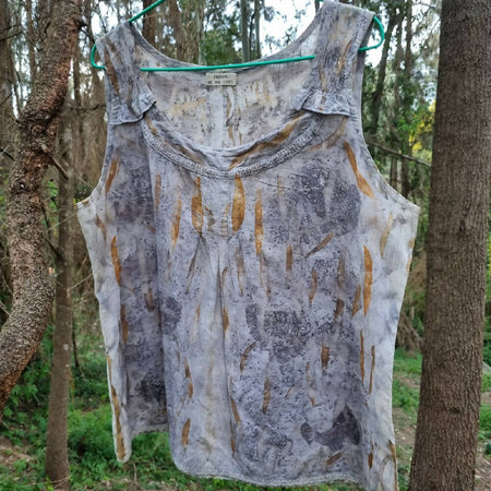 Cotton Tank Top - Upcycled - Plant-Dyed