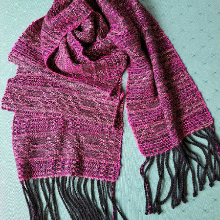 Scarf Handwoven Passionate Pink