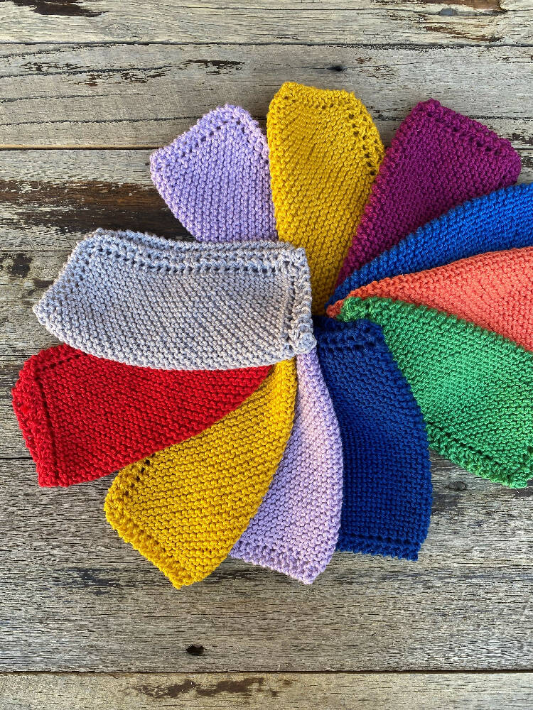DOWNLOAD - Knitting Pattern - Face Washer, Knitting Pattern Scrubbie,