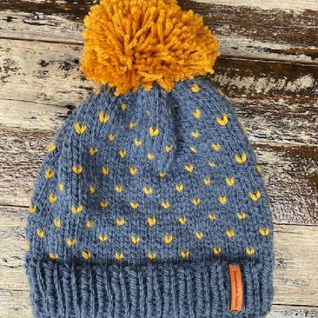 DOWNLOAD - Knitting Pattern - Beanie, Fair Isle Beanie Pattern, Easy Knitting Pattern Hat
