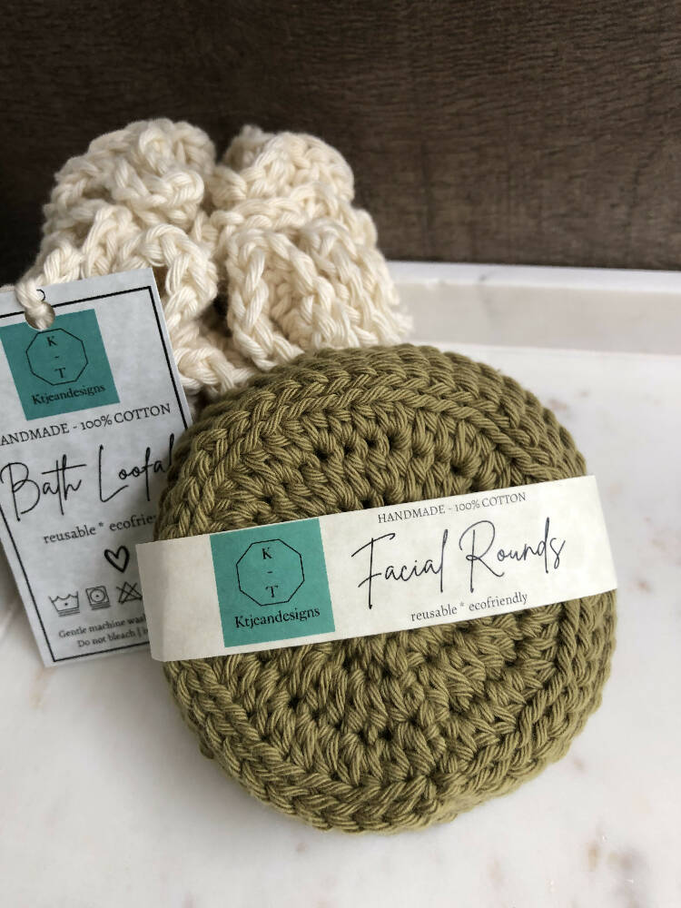Reusable Cotton Facial Rounds | Set of 5