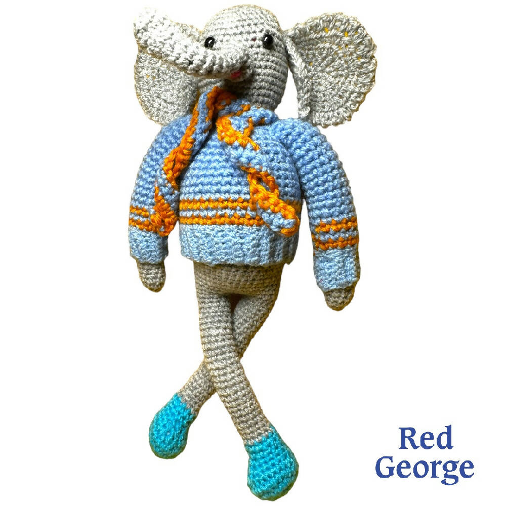 Elephant - crochet toy
