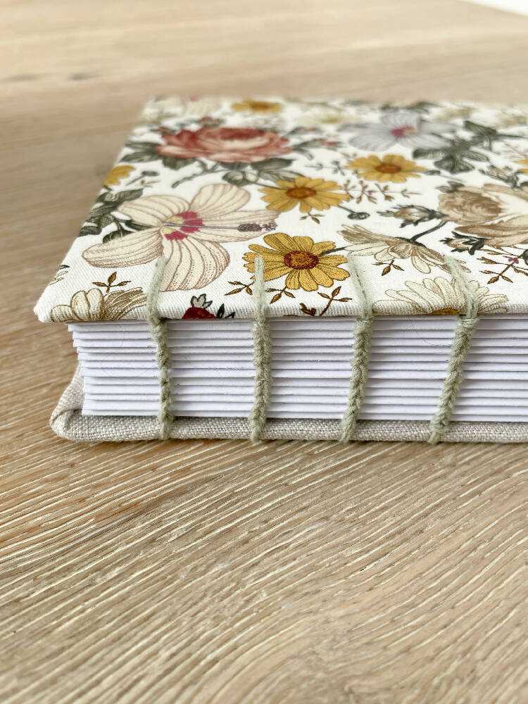 A5 Notebook (blank internals) - Vintage Floral