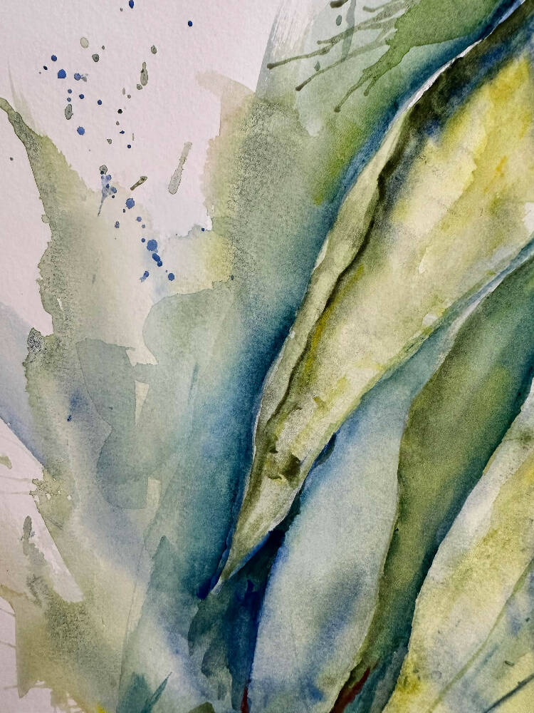 'Aussie Gum' watercolour original artwork