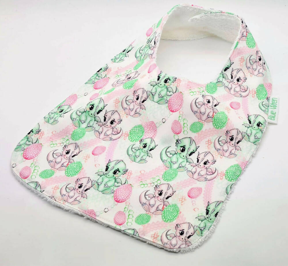Little Dragon Baby Bib Handmade Gift