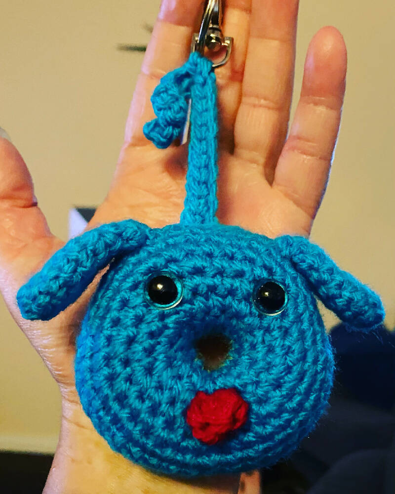 Dough-Puppy key ring