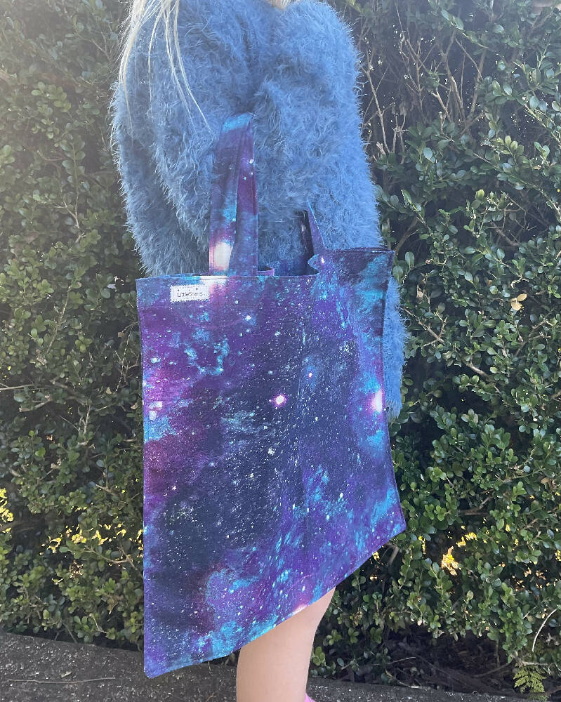 Library Bag / Tote / Book Bag / Galaxy / Space