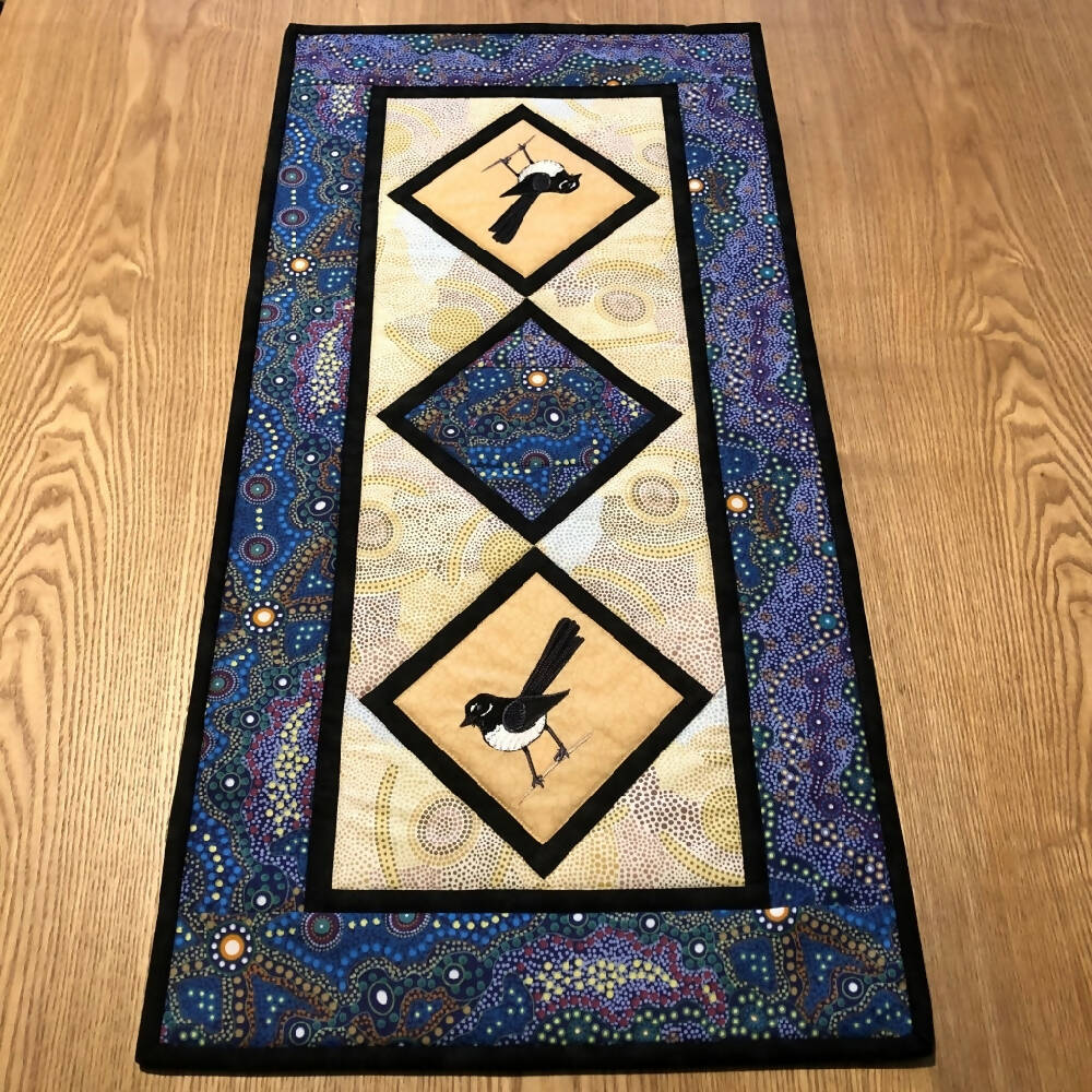 handmade Australian native quilted- willy wag tail