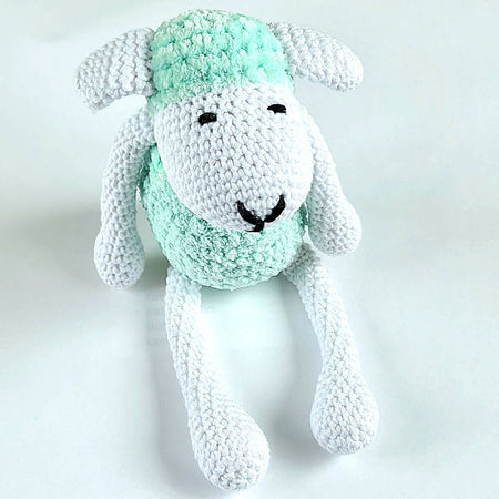 Hand-Crocheted Lambs