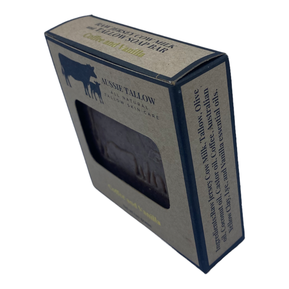 RAW MILK + TALLOW Soap Bar, Raw Cow Milk, Grass Fed Tallow, Old Fashioned