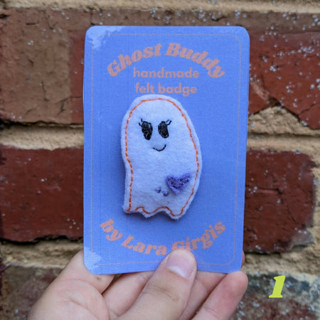 Ghost Buddy - felt badge