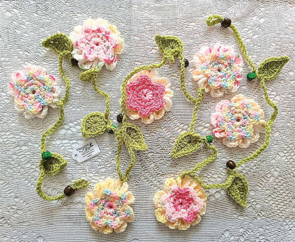 Crochet Flower Garlands