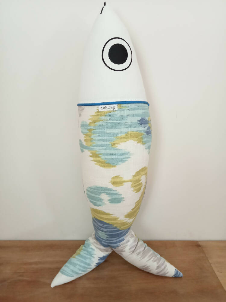 Big Fish Cuddly Toy or Pillow | Handmade | Soft and Snuggly Bed time