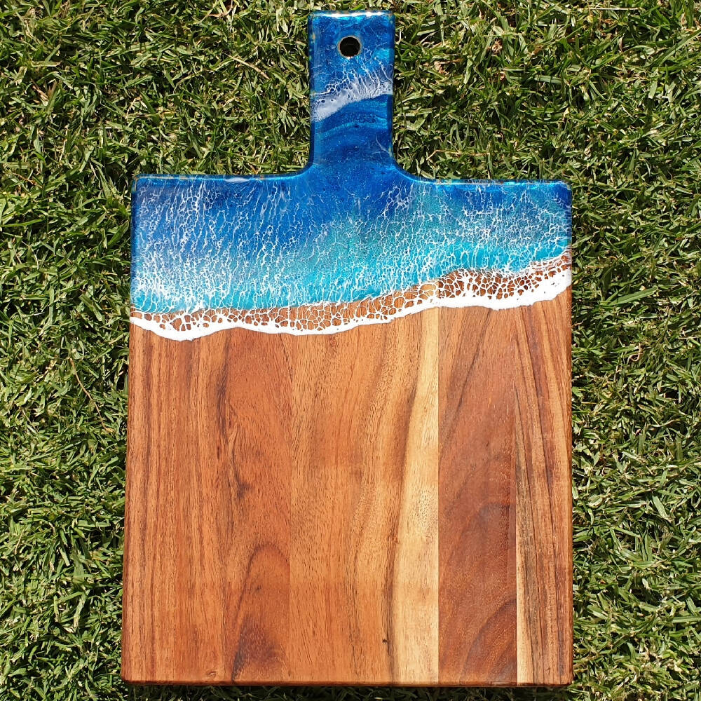 Acacia and Resin Serving Board