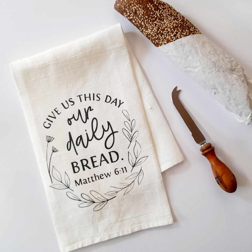 Tea Towel Christian Bible Verse Tea Towel