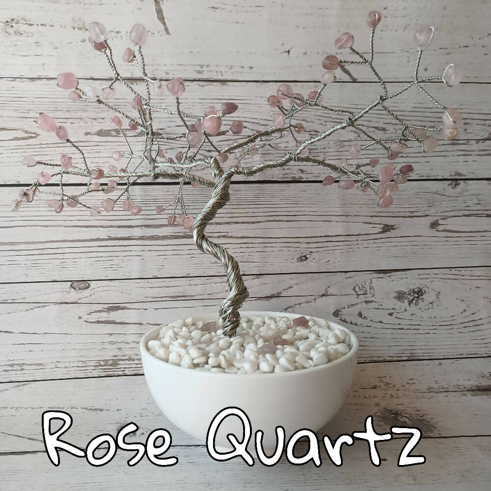 Rose Quartz Medium Gem Tree For Love and Beautiful Dreams