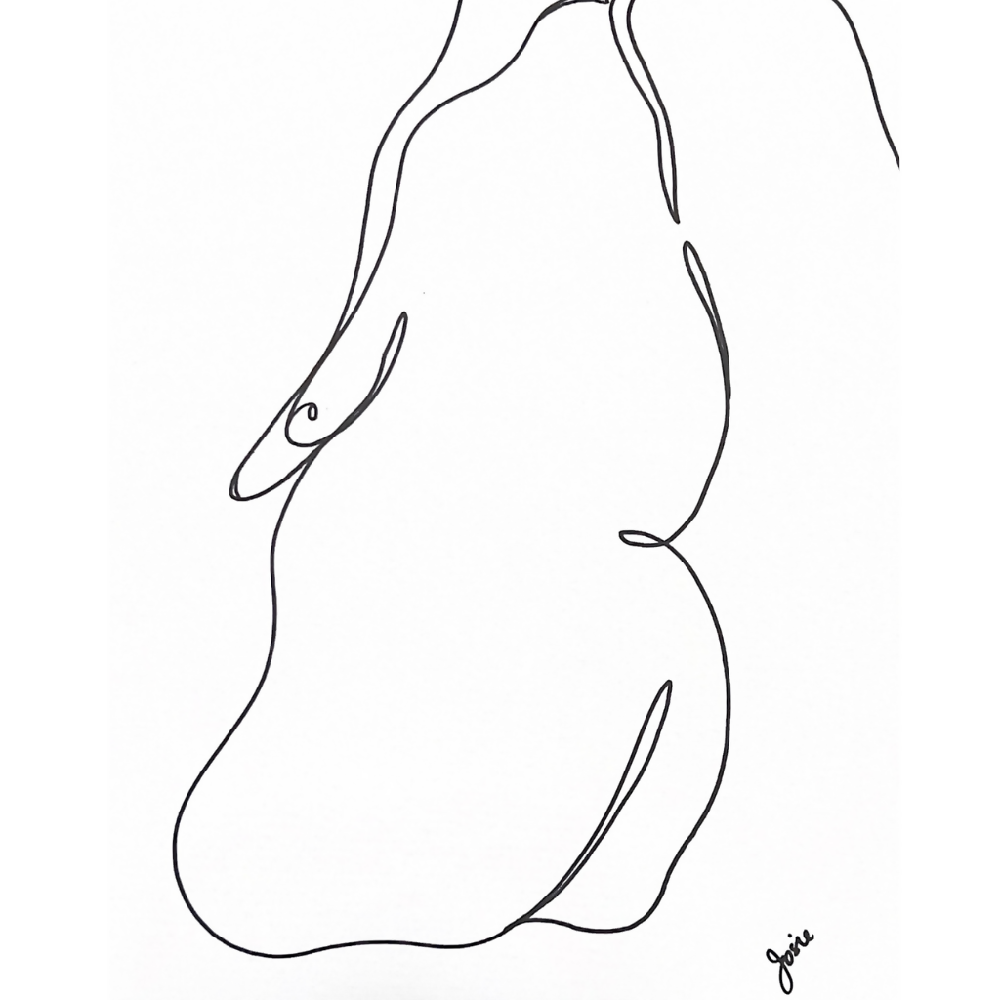 ‘This Is’ Original A4 line drawing artwork