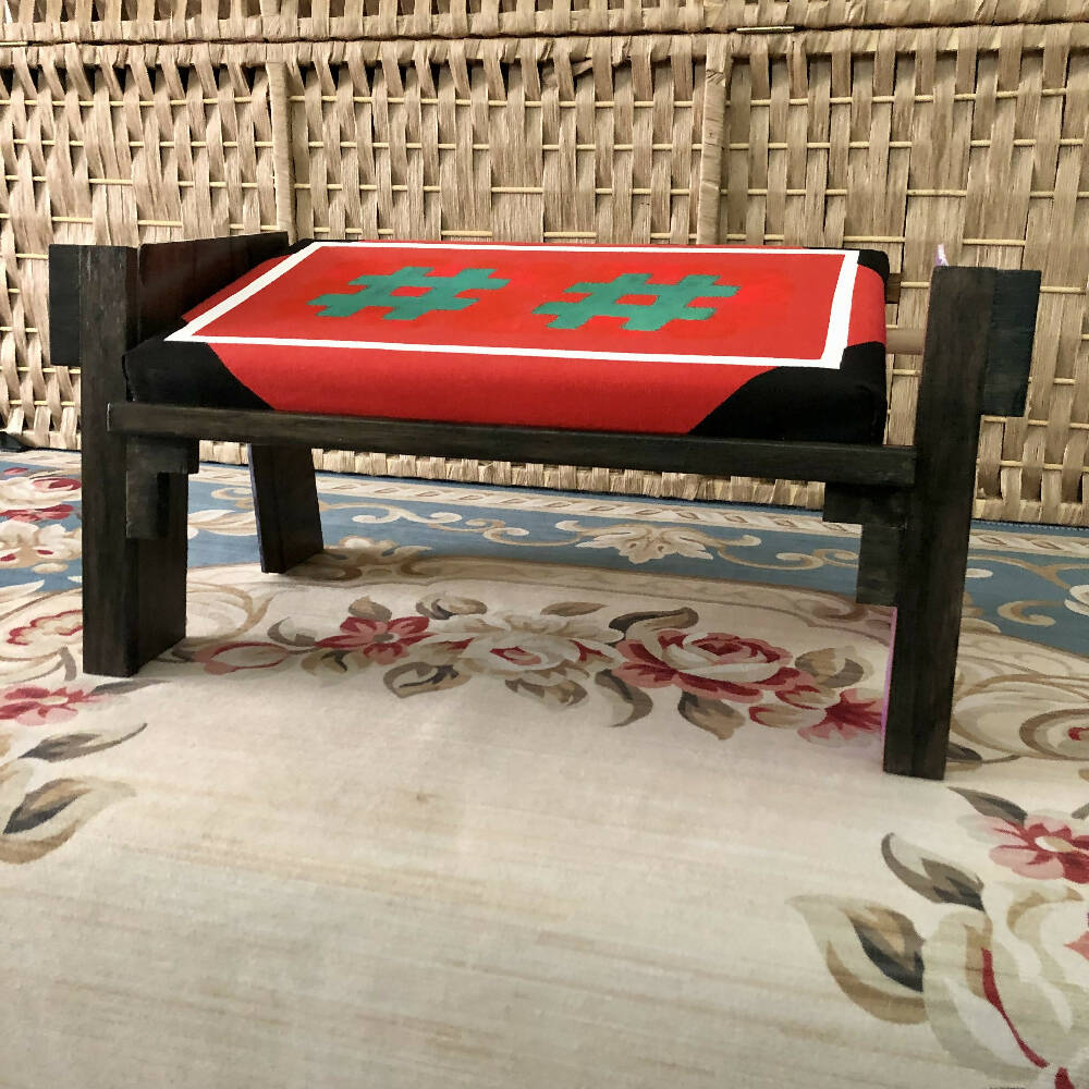 Wellness Stool 4 - Wooden Yoga Meditation Stool handmade