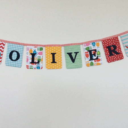 Personalised Name Bunting- Multi Colours
